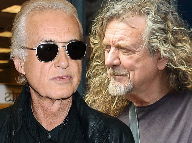 Guitarist Jimmy Page, 72, and singer Robert Plant, 67,