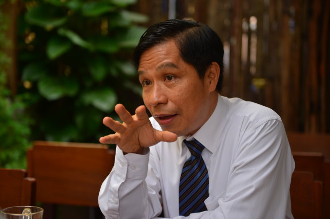 Ông Lê Nguyễn Minh Quang - trưởng Ban quản lý đường sắt đô thị TP.HCM - Ảnh: Quang Định