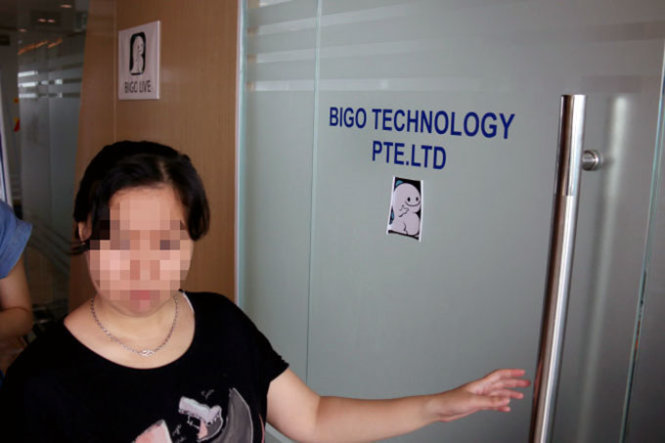 Văn phòng Công ty Bigo hoạt động không phép tại tòa nhà AB (Q.1, TP.HCM) - Ảnh: Ngọc Hiển