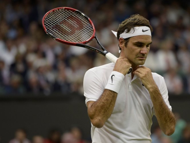 Federer đã có trận đấu xuất sắc trước hiện tượng Willis. ẢNh: Reuters