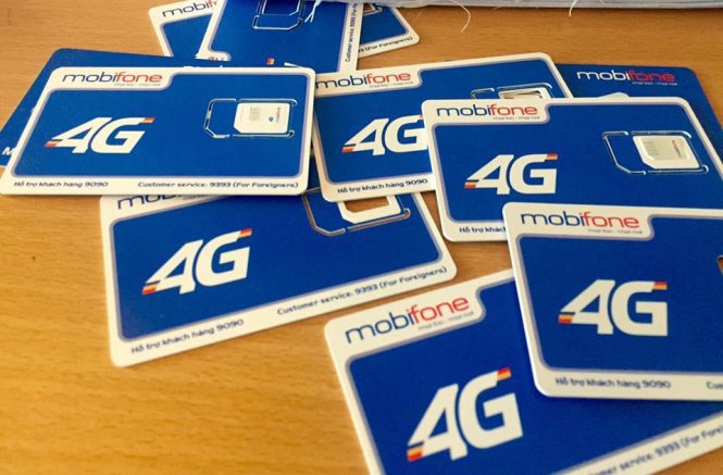 Thuê bao phải đổi sang SIM 4G của MobiFone thì mới sử dụng được dịch vụ 4G của nhà mạng này. - Ảnh: Trọng Sơn