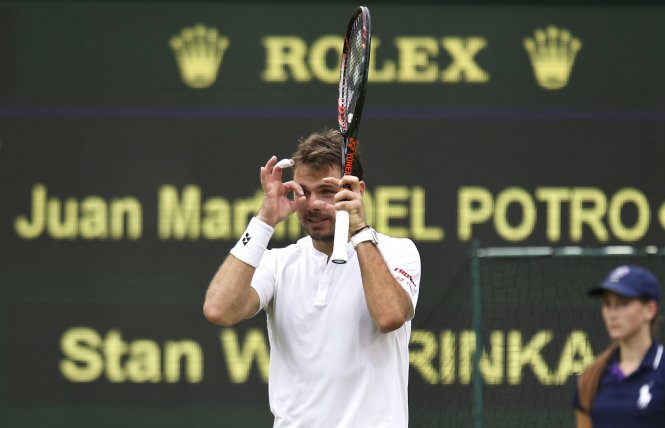 Wawrinka bất ngờ bị loại ở vòng 2 Wimbledon. Ảnh: Reuters
