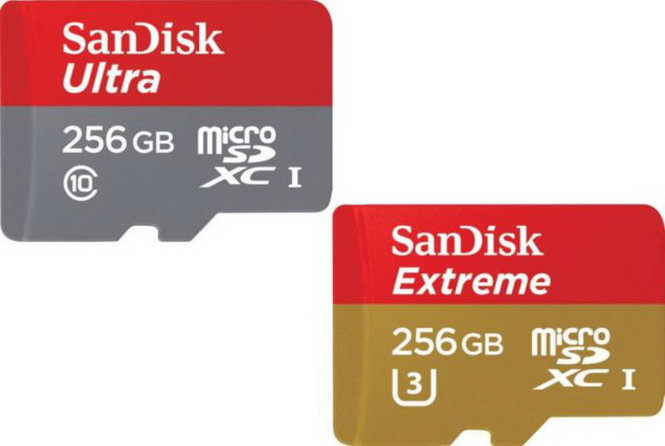Thẻ nhớ microSDXC các lớp tốc độ cao với dung lượng được nâng lên mức 256GB - Ảnh: WCCFTech