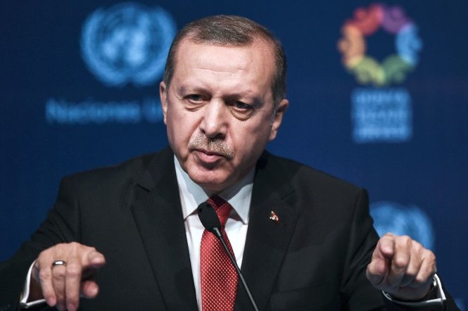 Tổng thống Thổ Nhĩ Kỳ Recep Tayyip Erdogan - Ảnh: AFP