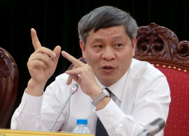 Thứ trưởng Bộ KH-CN Phạm Công Tạc  
- Ảnh: XUÂN LONG