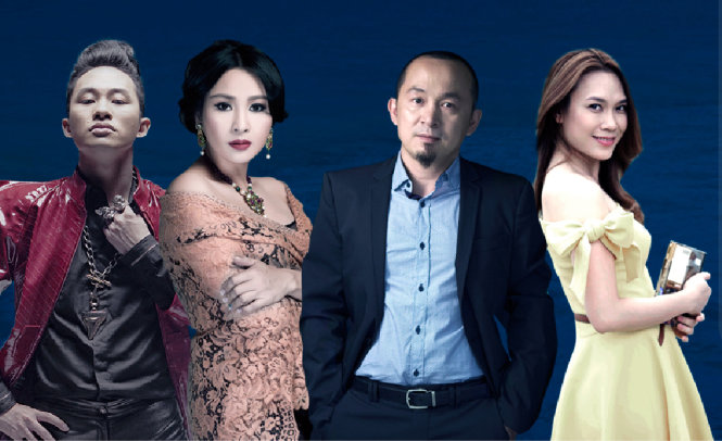 Tùng Dương, Thanh Lam, Quốc Trung, Mỹ Tâm (từ trái qua) sẽ tham gia chương trình - Ảnh: K.L.