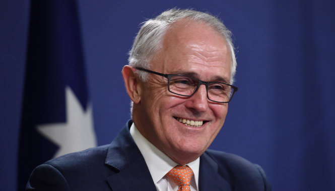 Thủ tướng Úc Malcolm Turnbull - Ảnh: REUTERS