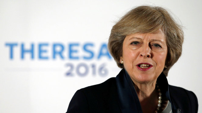 Bộ trưởng Nội vụ Anh Theresa May - Ảnh: Reuters