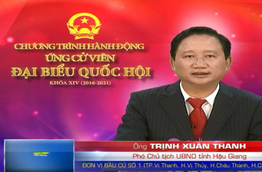 Ông Trịnh Xuân Thanh vừa trúng cử đại biểu quốc hội