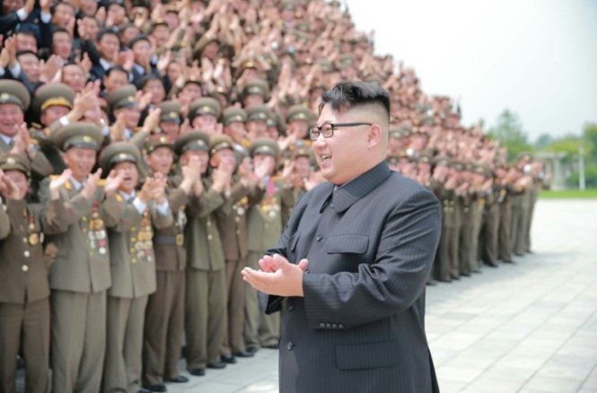 Nhà lãnh đạo CHDCND Triều Tiên Kim Jong Un - Ảnh: AFP