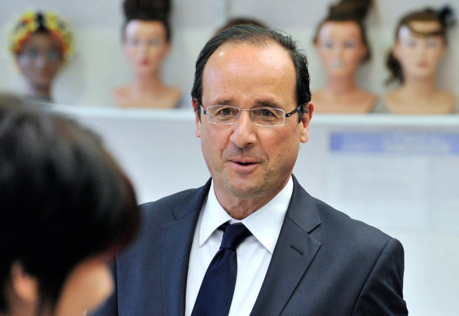 Tổng thống Pháp Francois Hollande - Ảnh: AFP
