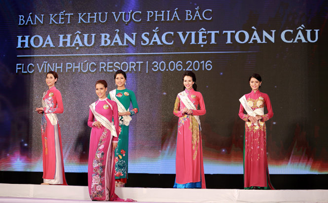 Các thí sinh của cuộc thi Hoa hậu Việt Nam năm nay - Ảnh tư liệu