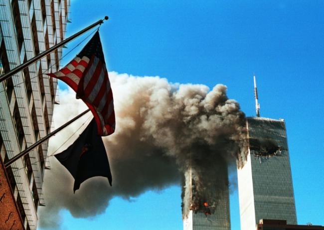 Hình ảnh tư liệu về vụ tấn công tòa tháp đôi của Mỹ ngày 11-9-2001 - Ảnh: Heraldscotland