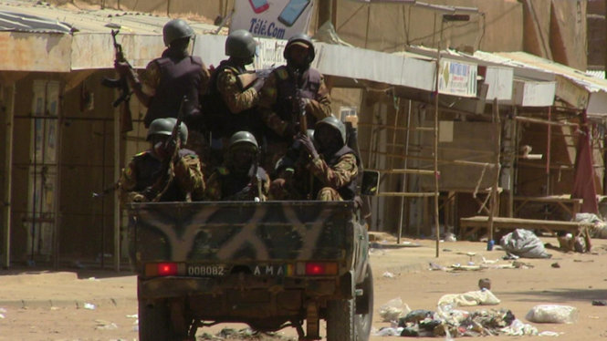 Binh sĩ ở Mali - Ảnh: AFP