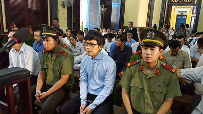 Bị cáo Phan Thành Mai tại tòa