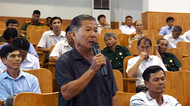 Cử tri Đặng Văn Minh ở xã Hiệp Phước đề nghị phải làm rõ vụ xả thải ở trong khu công nghiệp Formosa và xử lý trách nhiệm của những người để xảy ra sai phạm
