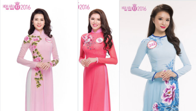Ngắm 36 ứng viên Hoa hậu Việt Nam mặc áo dài - Tuổi Trẻ Online