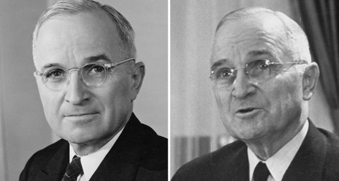 Tổng thống Harry S. Truman năm 1945/1953 - Ảnh: Boredpanda