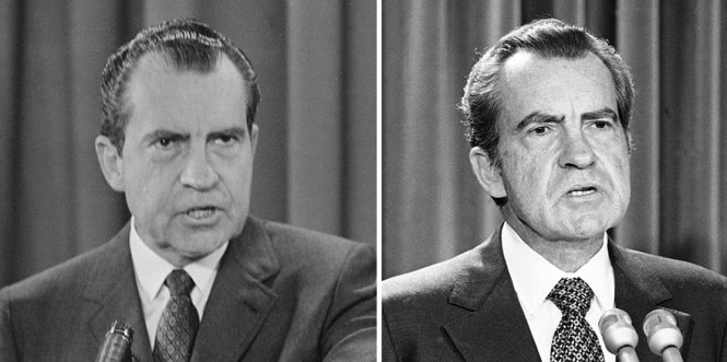 Tổng thống Richard Nixon năm 1969/1973 - Ảnh: Boredpanda