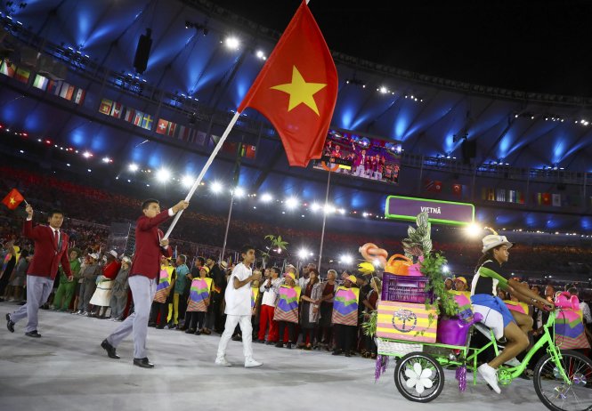 Đoàn thể thao VN dự Olympic 2016 với tổng cộng 23 VĐV. Ảnh: REUTERS
