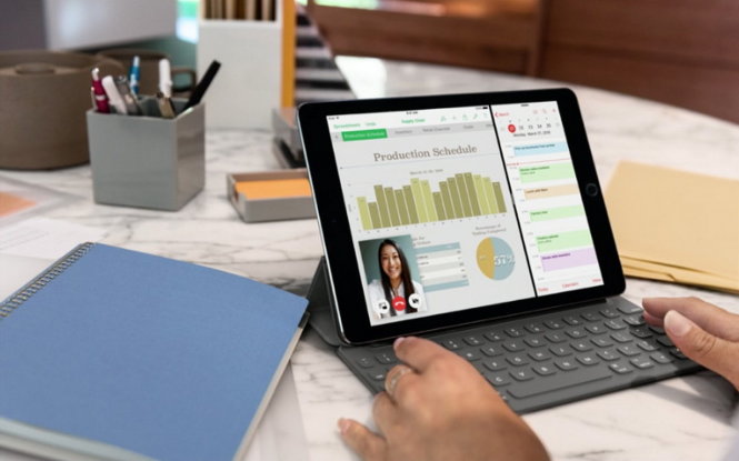 iPad Pro 9.7, một đại diện đang chiếm ưu thế trên thị trường tablet cho doanh nghiệp - Ảnh: Internet
