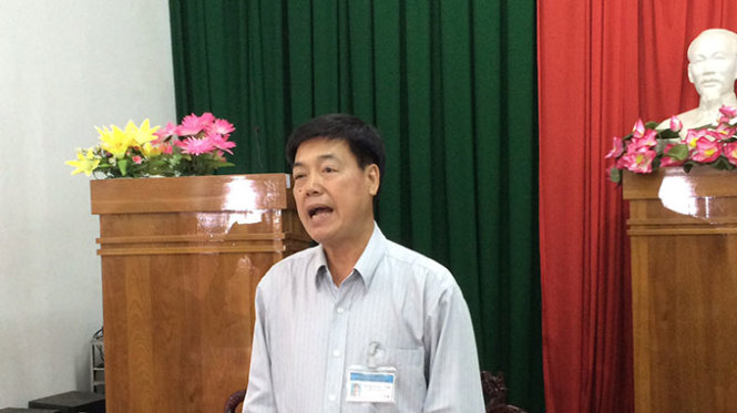 Ông Trịnh Ngọc Vĩnh, phó giám đốc kiêm người phát ngôn Sở GTVT TP Cần Thơ - Ảnh: LÊ DÂN