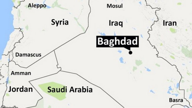 Bản đồ khu vực thủ đô Baghdad - Ảnh: Google Maps