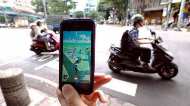Người chơi Pokémon Go ở Đài Loan đã bắt đầu bị phạt - Ảnh: AFP