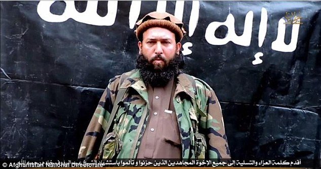 Tên Hafiz Saeed Khan, thủ lĩnh IS tại Afghanistan và Pakistan vừa bị tiêu diệt tại Afghanistan theo thông tin của Lầu Năm Góc - Ảnh: Afghanistan National Directorale