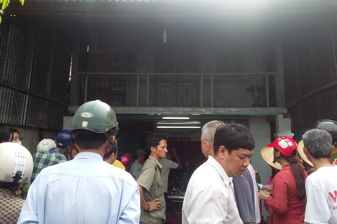 Căn nhà nơi xảy ra vụ cháy ở đường Phan Bội Châu (P.7, TP Cà Mau) làm sáu người trong gia đình chết thảm - Ảnh: N.HÙNG