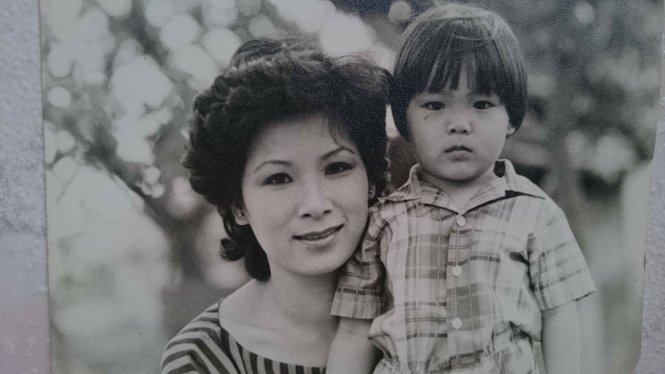 NSƯT Kim Xuân và con trai Huy Luân - Ảnh: NVCC