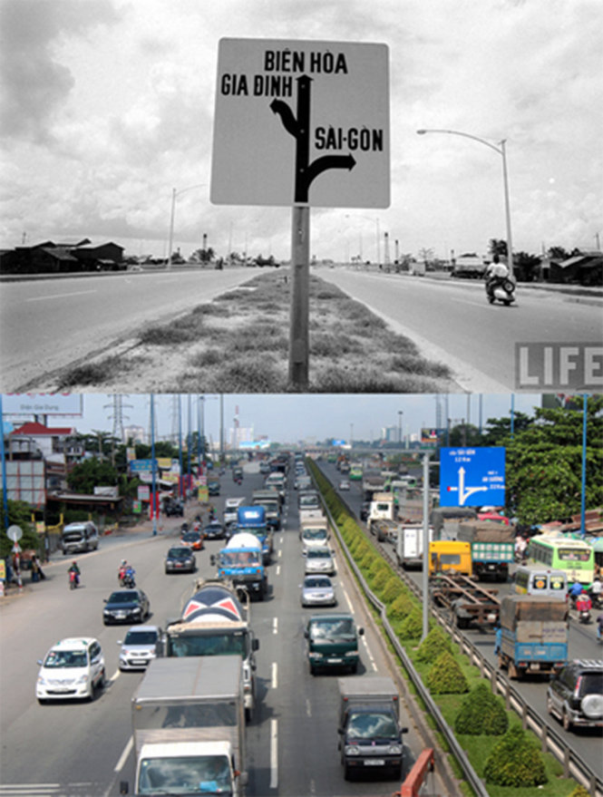 Xa lộ Sài Gòn - Biên Hòa xưa và nay - Ảnh tư liệu