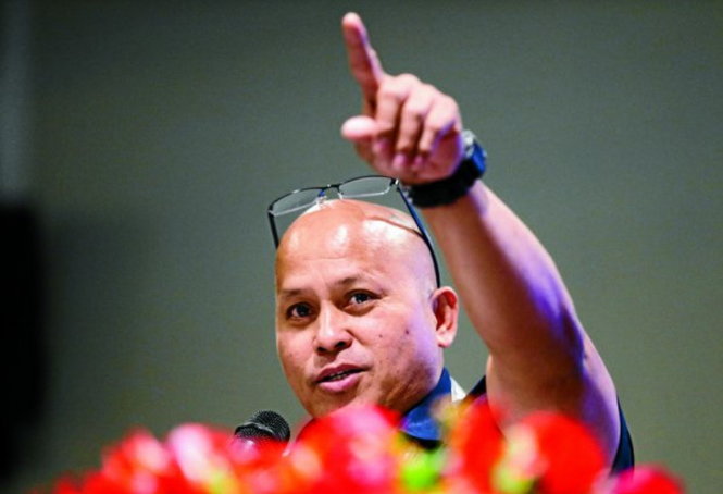 Cảnh sát trưởng Ronald dela Rosa - Ảnh: INQUIRER