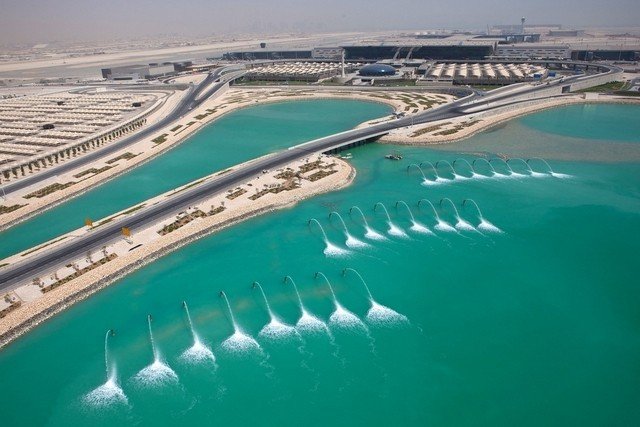Sân bay quốc tế Hamad ở Doha - Ảnh: AP