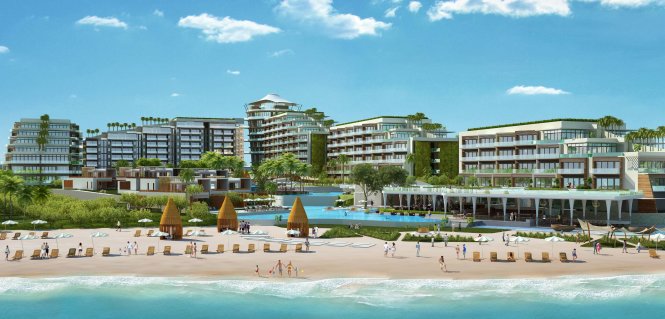 Làn sóng condotel đang bùng nổ với những dự án lớn như condotel Premier Residences Phu Quoc Emerald Bay. Ảnh: TG.