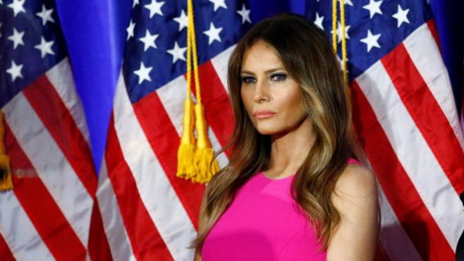 Bà Melania Trump - vợ ứng cử viên Tổng thống Mỹ Donald Trump - Ảnh: AFP