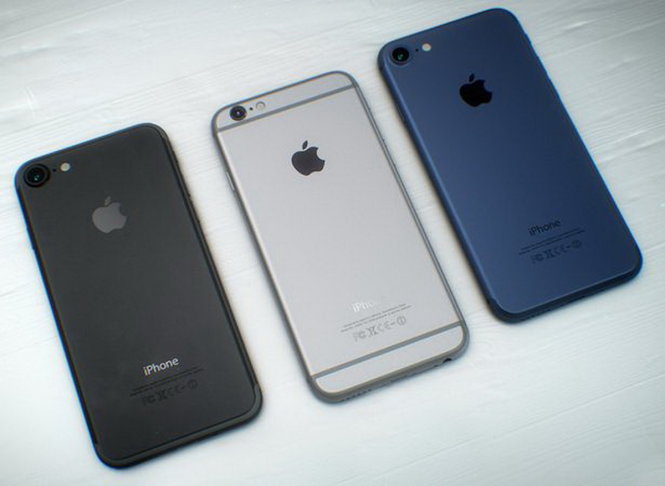 iPhone 7 sẽ có những màu mới hấp dẫn hơn? - Ảnh đồ họa: Mirror.co.uk