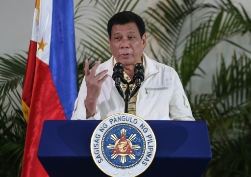 Tổng thống Philippines Rodrigo Duterte - Ảnh: AFP