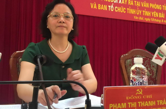 Bà Phạm Thị Thanh Trà - Ảnh: THÂN HOÀNG