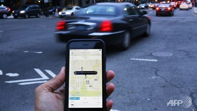 Những chiếc ô tô không người lái đầu tiên của Uber được đưa vào sử dụng tại Pittsburgh, Mỹ ngày 14-9 - Ảnh: AFP
