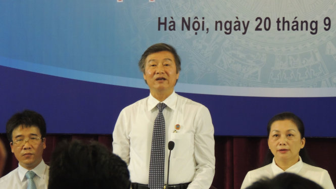 Phó chánh án TAND tối cao Nguyễn Sơn - Ảnh T.L.