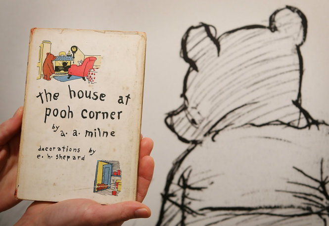 Một bản sách tranh gốc Winnie Pooh - Ảnh: Sotheby