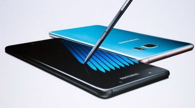Mẫu điện thoại Galaxy Note 7 của Samsung - Ảnh: GETTY IMAGES