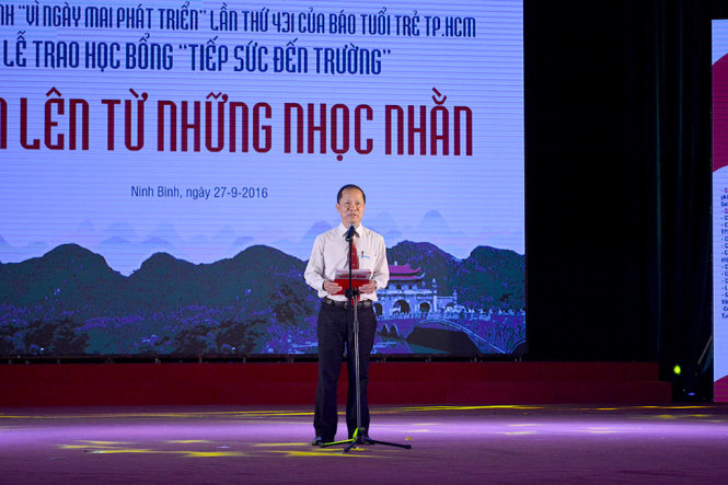 Ông Lê Xuân Trung, phó tổng biên tập báo Tuổi Trẻ - Ảnh: P.N