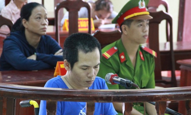 Bị cáo Nguyễn Gia Hải tại phiên tòa sáng 29-9 – Ảnh: QUỐC NAM