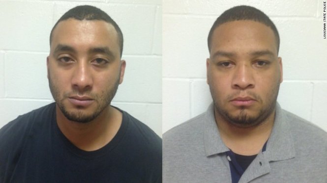 Cảnh sát Norris Greenhouse Jr. (trái) và Derrick Stafford đều bị buộc tội giết người cấp độ hai - Ảnh: Louisiana State Police