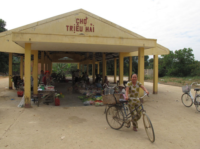 Chợ Triệu Hải ở xã Quảng Trị, Đạ Tẻh, Lâm Đồng lấy theo tên một xã thuộc huyện Triệu Phong, tỉnh Quảng Trị - Ảnh: THÁI LỘC