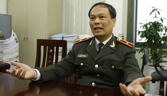 Thiếu tướng Trần Thế Quân - Ảnh: Báo Tiền Phong