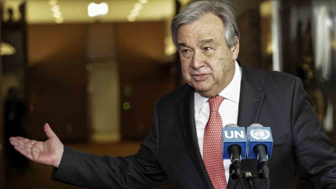 Cựu Thủ tướng Bồ Đào Nha Antonio Guterres đứng đầu cơ quan tị nạn LHQ từ năm 2005 đến 2015 - Ảnh: AFP