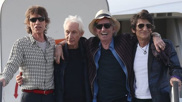 (Từ trái sang) Các thành viên Mick Jagger, Charlie Watts, Keith Richards và Ronnie Wood trong ban nhạc Rolling Stones - Ảnh: Getty Images